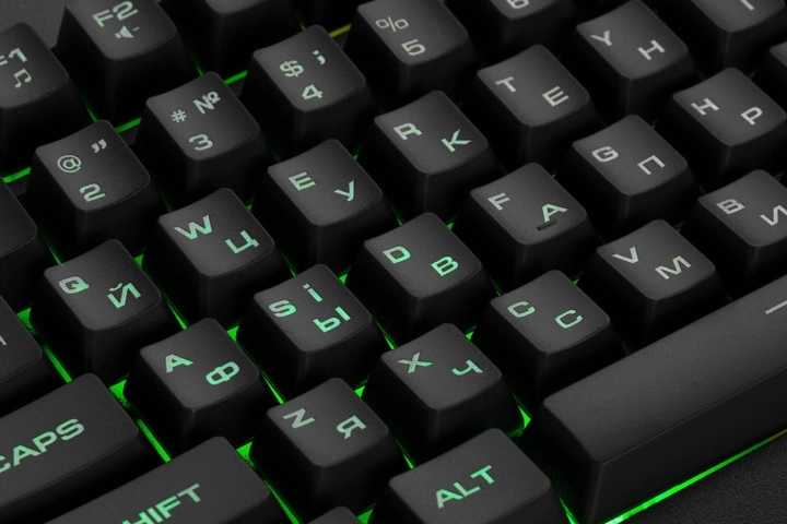 Klaviatura o'yin uchun simli 2E GAMING KG330 LED USB qora Ukr