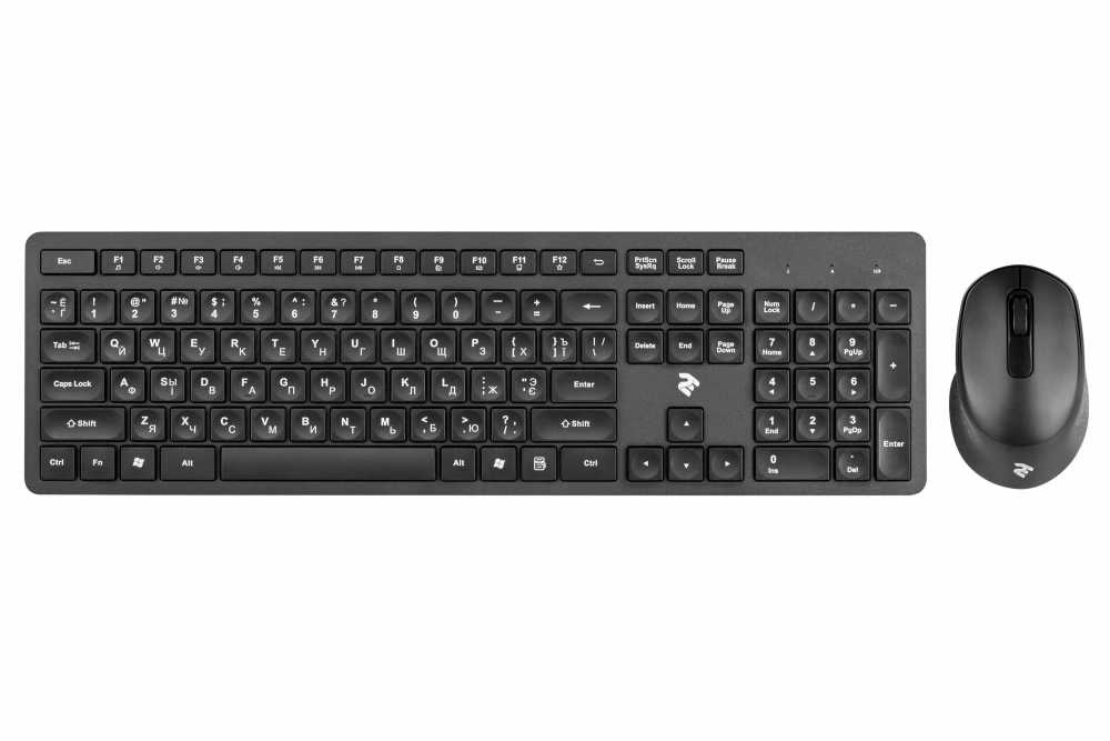 Беспроводной комплект Клавиатура+Мышь 2Е Combo MK420 WL Black