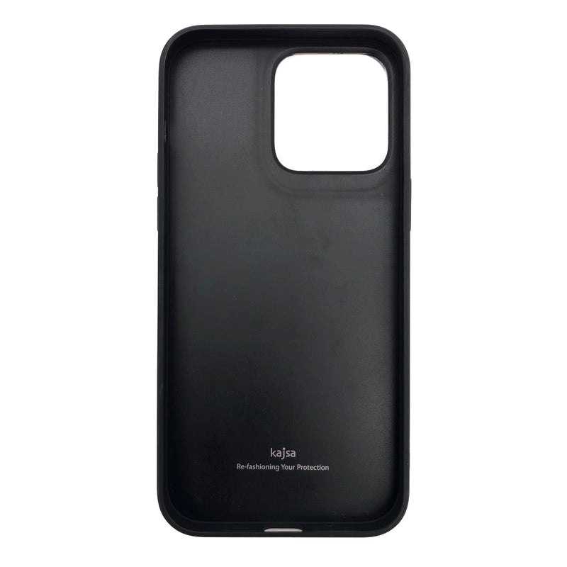 G'ilof Kajsa uchun iPhone 14 Pro (qora каменый узор)