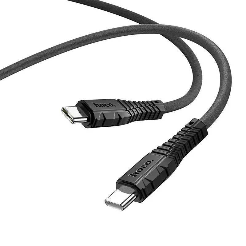 Кабель для зарядки Hoco X67 Type-C to Type-C (чёрный)
