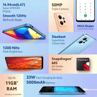 Xiaomi Redmi Note 12 8/128GB Sunrise gold (Global)