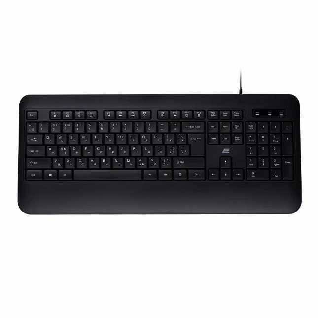 Клавиатура проводная / 2E Keyboard KS109 USB Black
