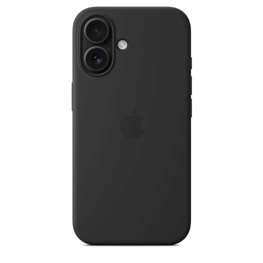 Оригинальный чехол для Iphone 16 Silicone Case with MagSafe (черный)