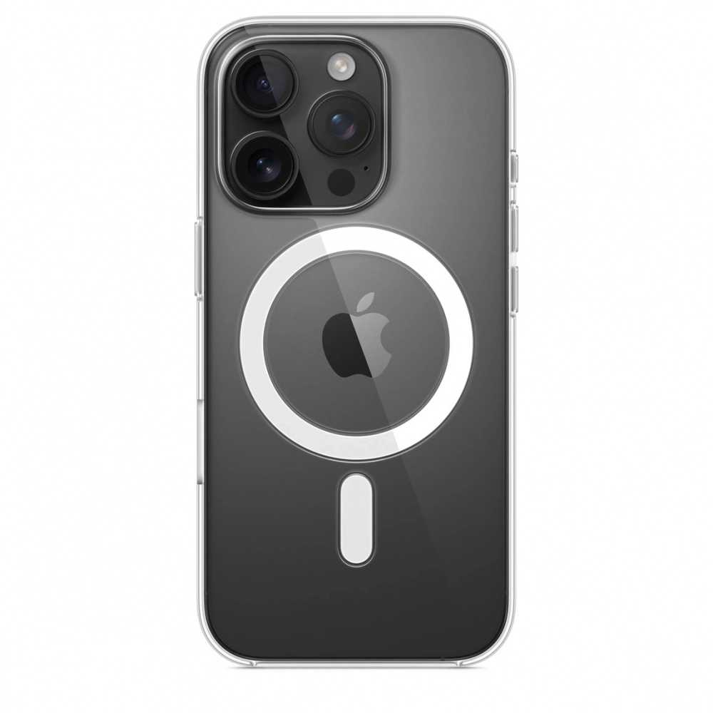 Оригинальный чехол для Iphone 16 Pro Clear Case with MagSafe (прозрачный)