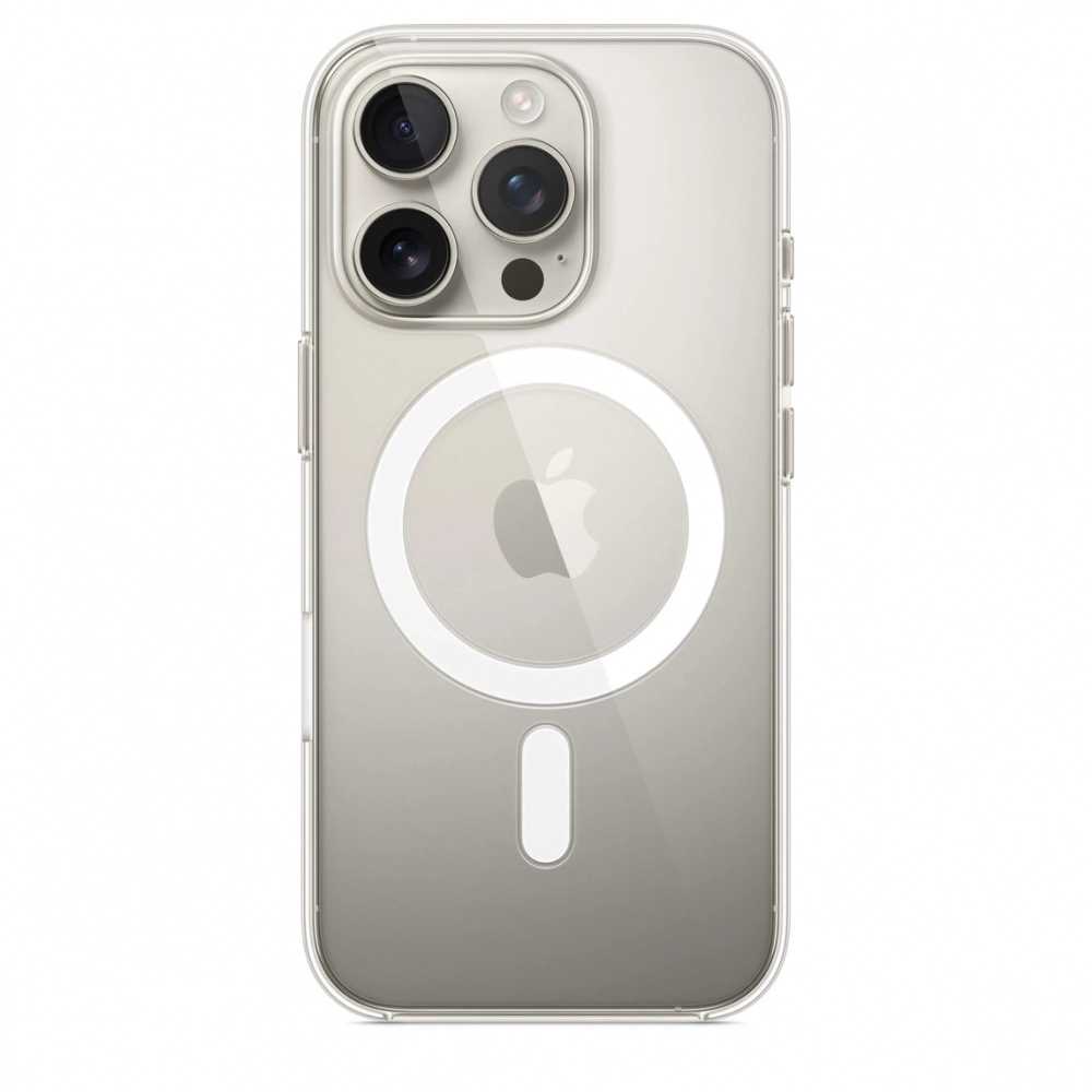 Оригинальный чехол для Iphone 16 Pro Clear Case with MagSafe (прозрачный)