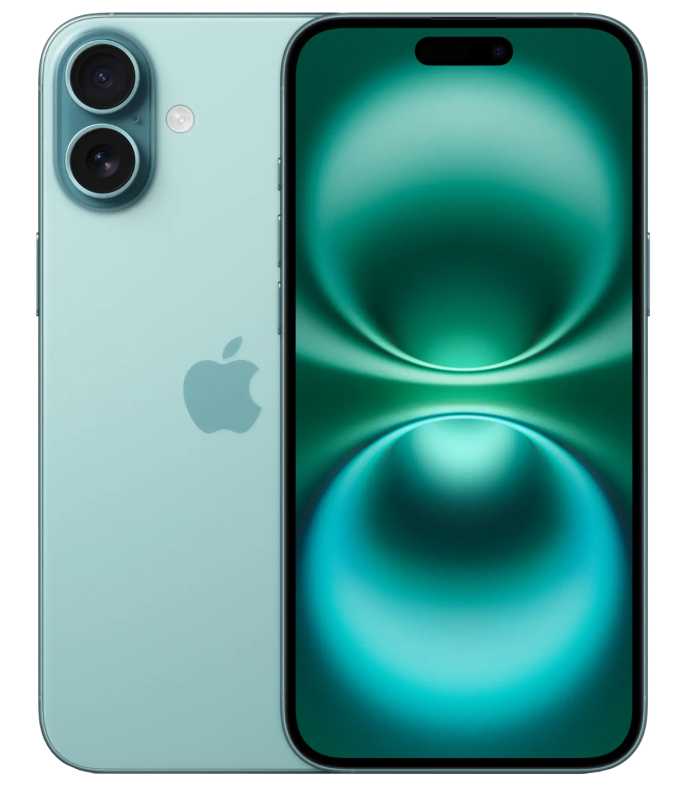 Смартфон iPhone 16 Plus 128GB Teal (green)