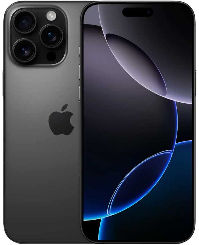 Smartfon iPhone 16 Pro Max 512GB qora тест