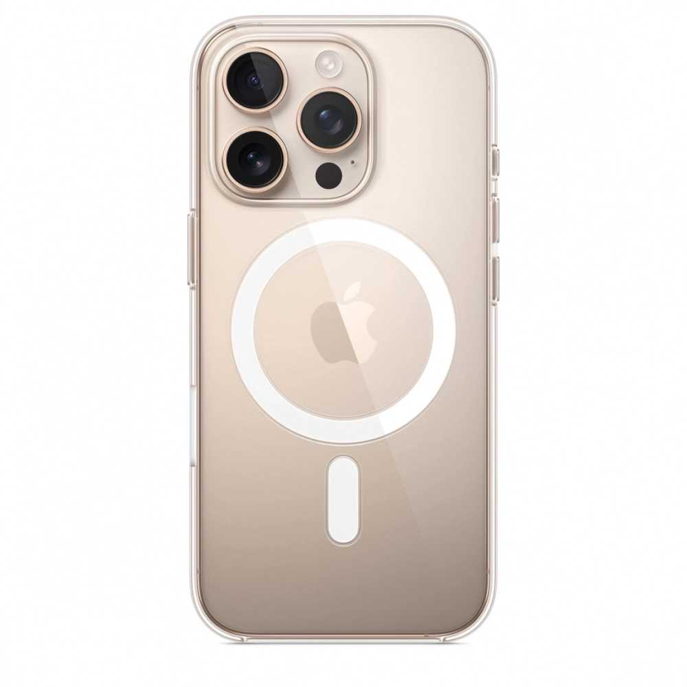 Оригинальный чехол для Iphone 16 Pro Clear Case with MagSafe (прозрачный)