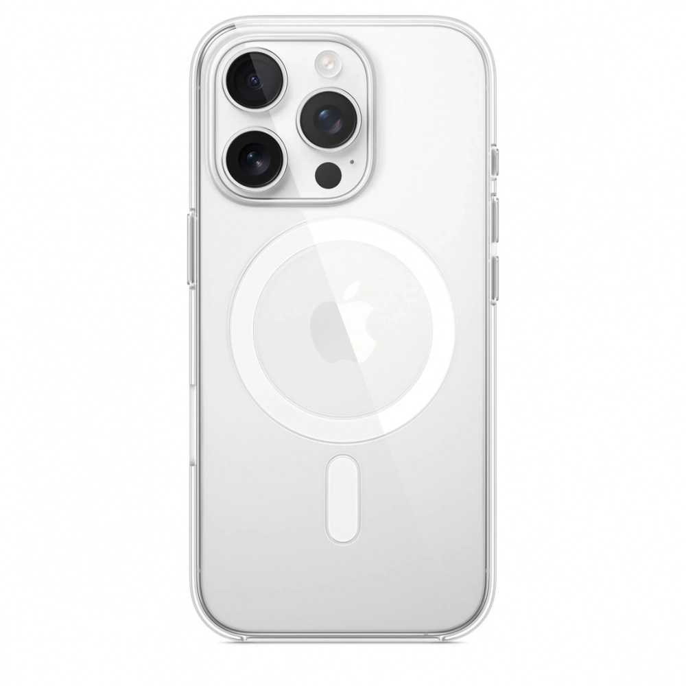 Оригинальный чехол для Iphone 16 Pro Clear Case with MagSafe (прозрачный)