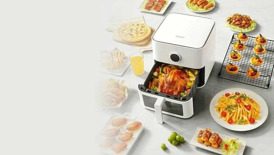 Аэрогриль Xiaomi Smart Air Fryer 5.5L White Eu