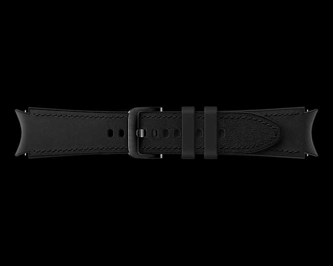 Кожаный ремешок Hybrid Leather Watch4 S/L черный (ET-SHR88SBEGRU)