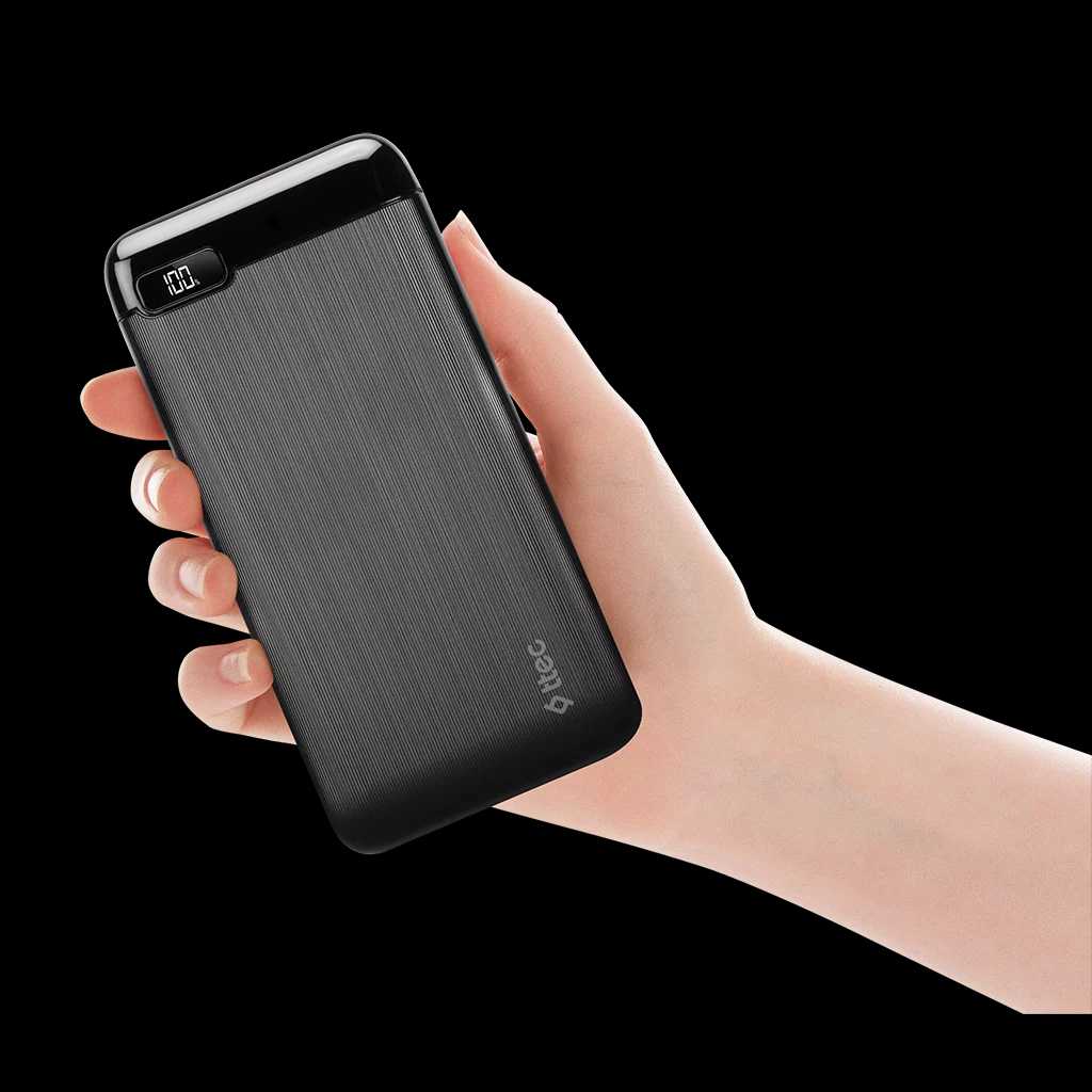 Power bank TTEC PowerSlim LCD PD 10000 mAh 2BB185S (черный) акция