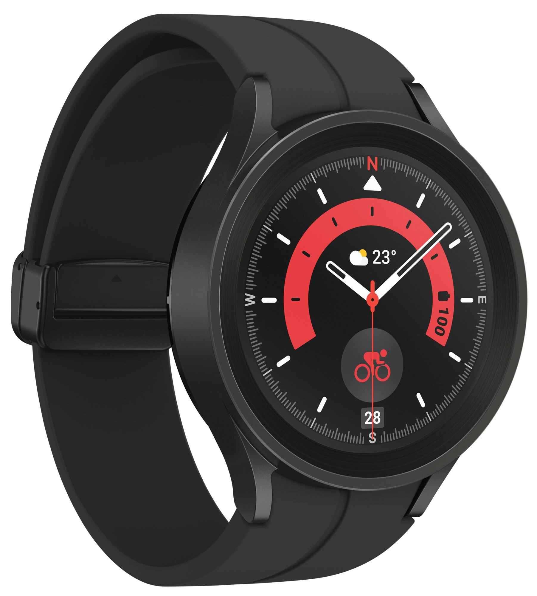 Умные часы Galaxy Watch 5 Pro 45мм R920 (черный титан)