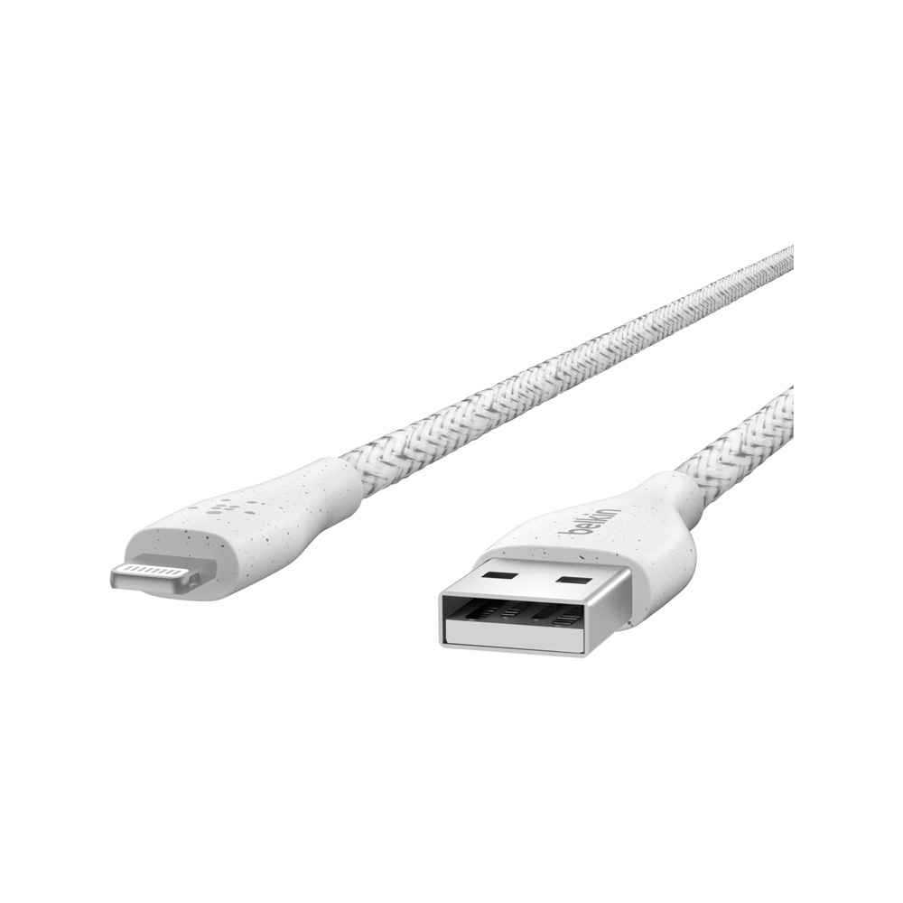 Кабель для зарядки Belkin Duratek Plus Lighting (F8J236bt04-WHT)