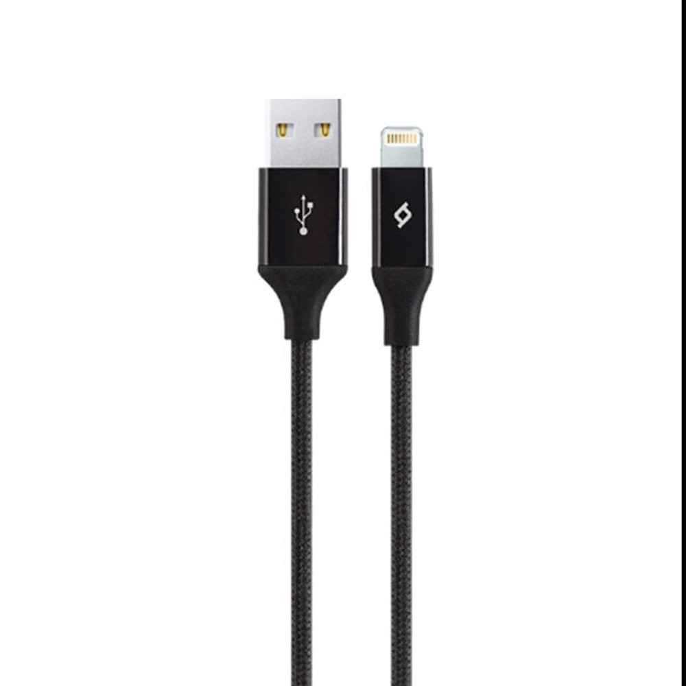 Quvvatlash kabeli TTEC Lighting 2DK16S (qora)