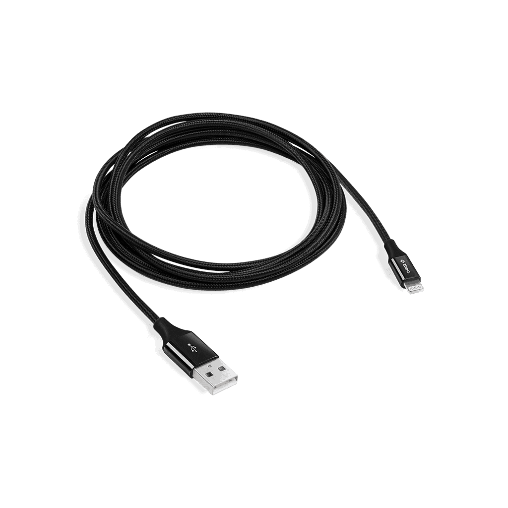 Quvvatlash kabeli TTEC Lighting 2DK16S (qora)