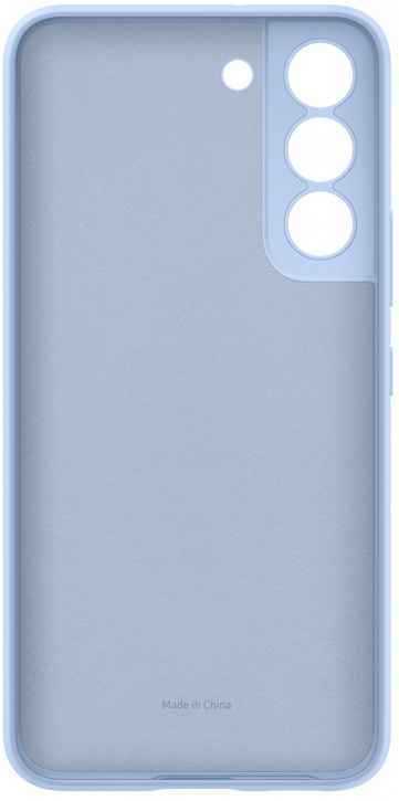 Оригинальный чехол Silicone Cover Galaxy S22 арктический голубой