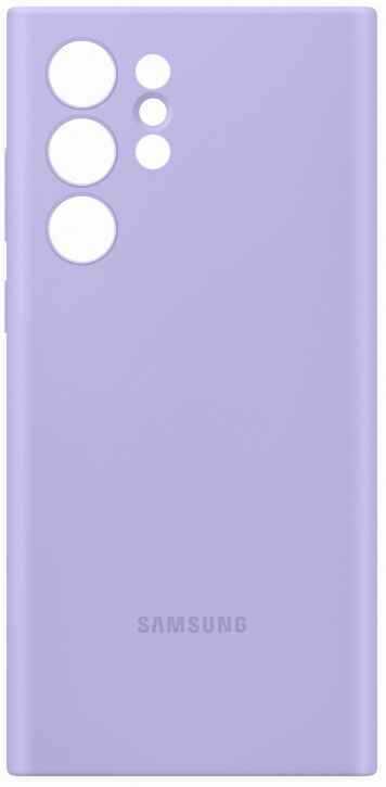 Чехол Silicone Cover Galaxy S22 Ultra (лавандовый )