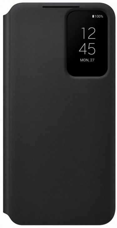 G'ilof Smart Clear View Cover S22 qora (EF-ZS901CBEGRU)
