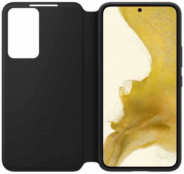 G'ilof Smart Clear View Cover S22 qora (EF-ZS901CBEGRU)