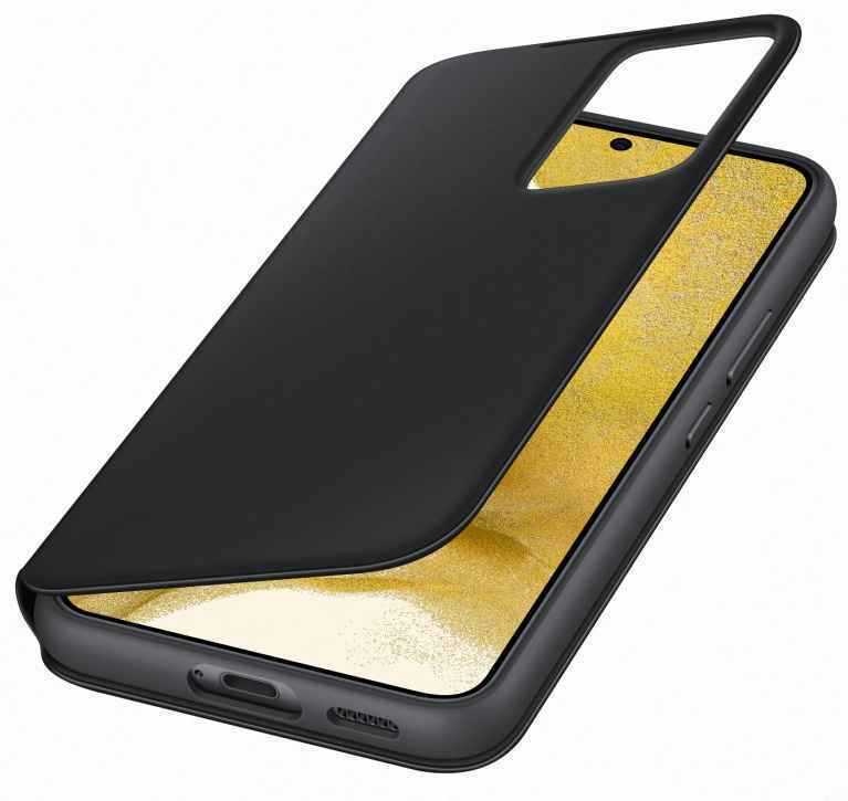 G'ilof Smart Clear View Cover S22 qora (EF-ZS901CBEGRU)