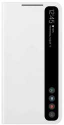 Оригинальный чехол Smart Clear View Cover Galaxy S21 FE (белый)
