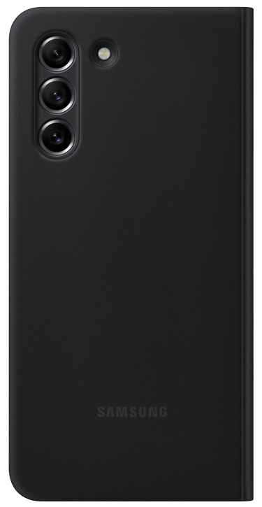G'ilof Smart Clear View Cover S21 FE qora (EF-ZG990CBEGRU)