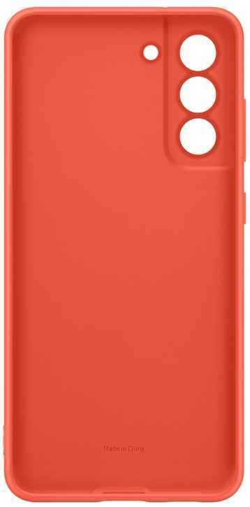 Оригинальный чехол Silicone Cover для Galaxy S21 FE (коралловый)