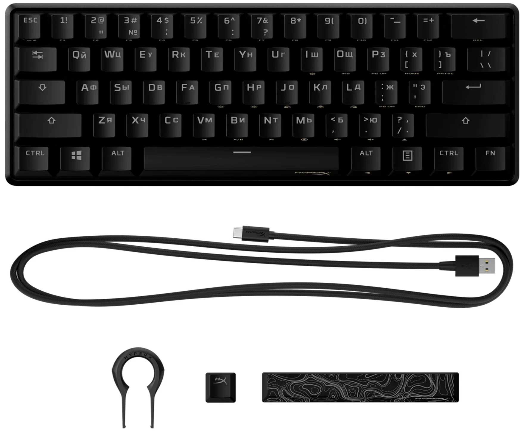 Игровая клавиатура HyperX Alloy Origins 60 HX