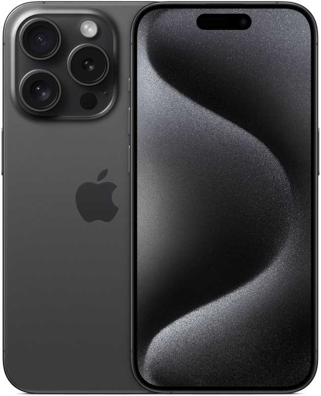 Смартфон iPhone 15 Pro 128GB black titanium