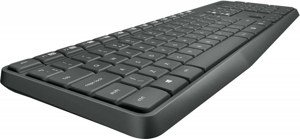 Комплект клавиатура+мышь Logitech MK235 Grey