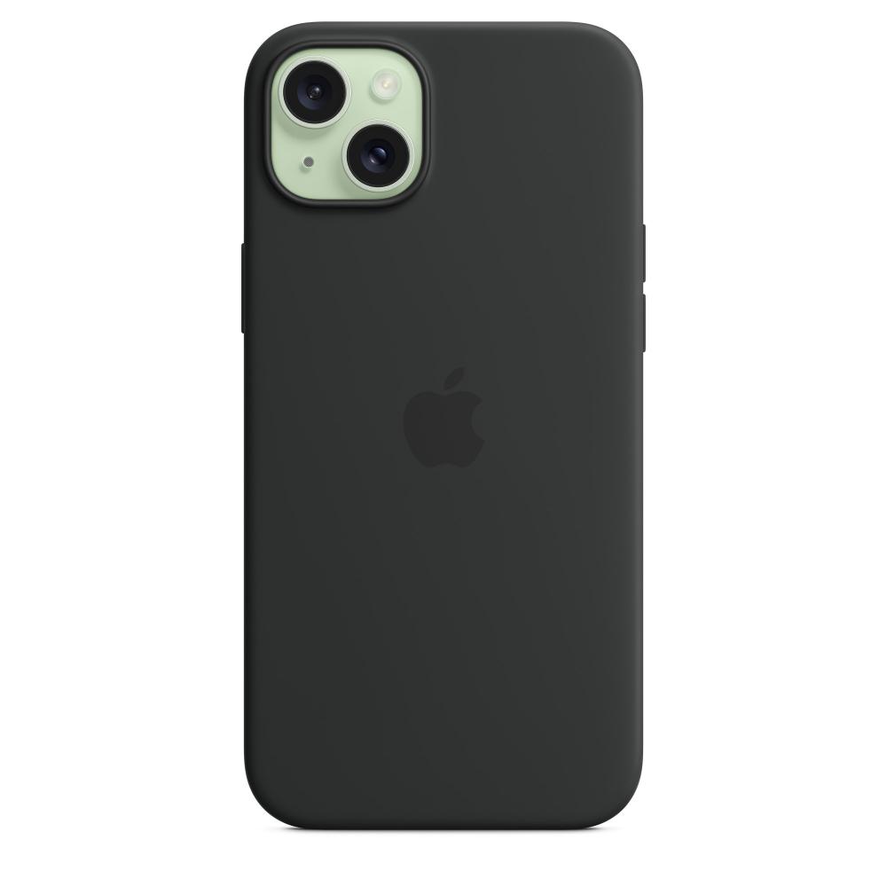 Оригинальный чехол Apple для iPhone 15 Plus Silicone Case with MagSafe MT103ZM/A black