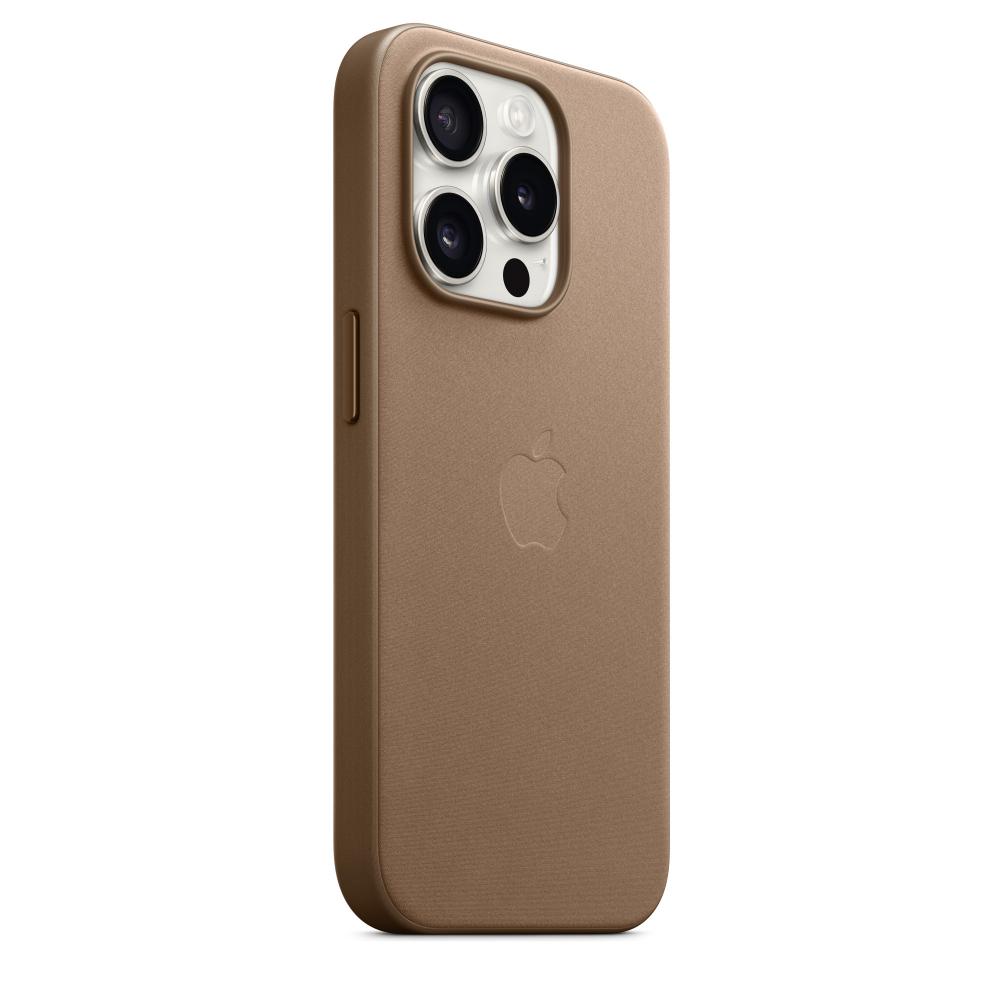 Оригинальный чехол Apple для iPhone 15 Pro FineWoven Case with MagSafe MT4J3ZM/A taupe