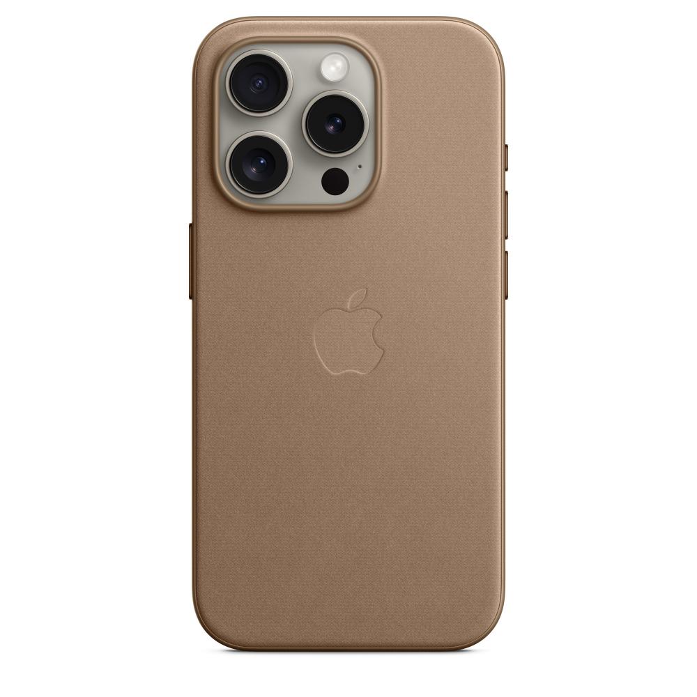 Оригинальный чехол Apple для iPhone 15 Pro FineWoven Case with MagSafe MT4J3ZM/A taupe