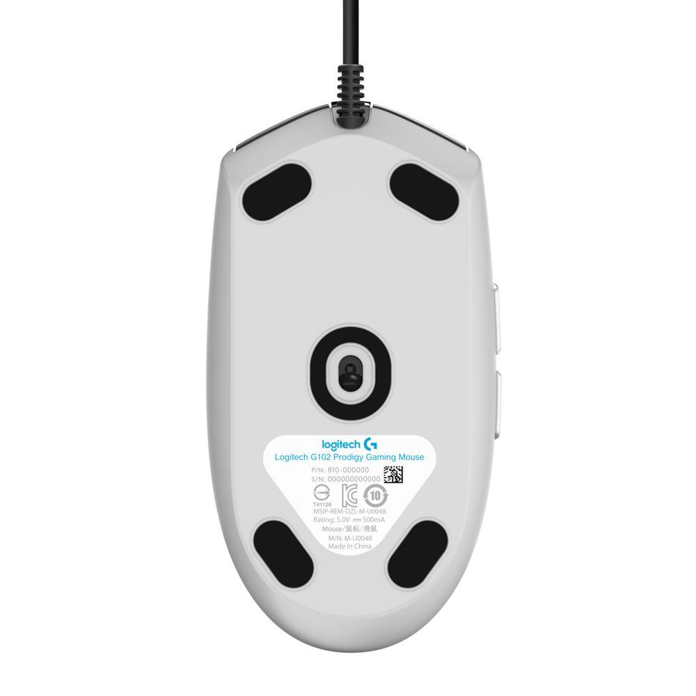 Игровая мышь LOGITECH G102 LIGHTSYNC (Белая)