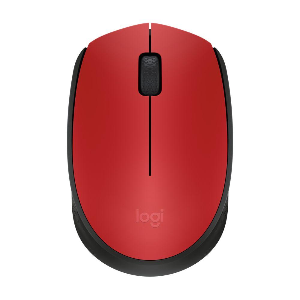 Мышь беспроводная Logitech M171 (Красная)