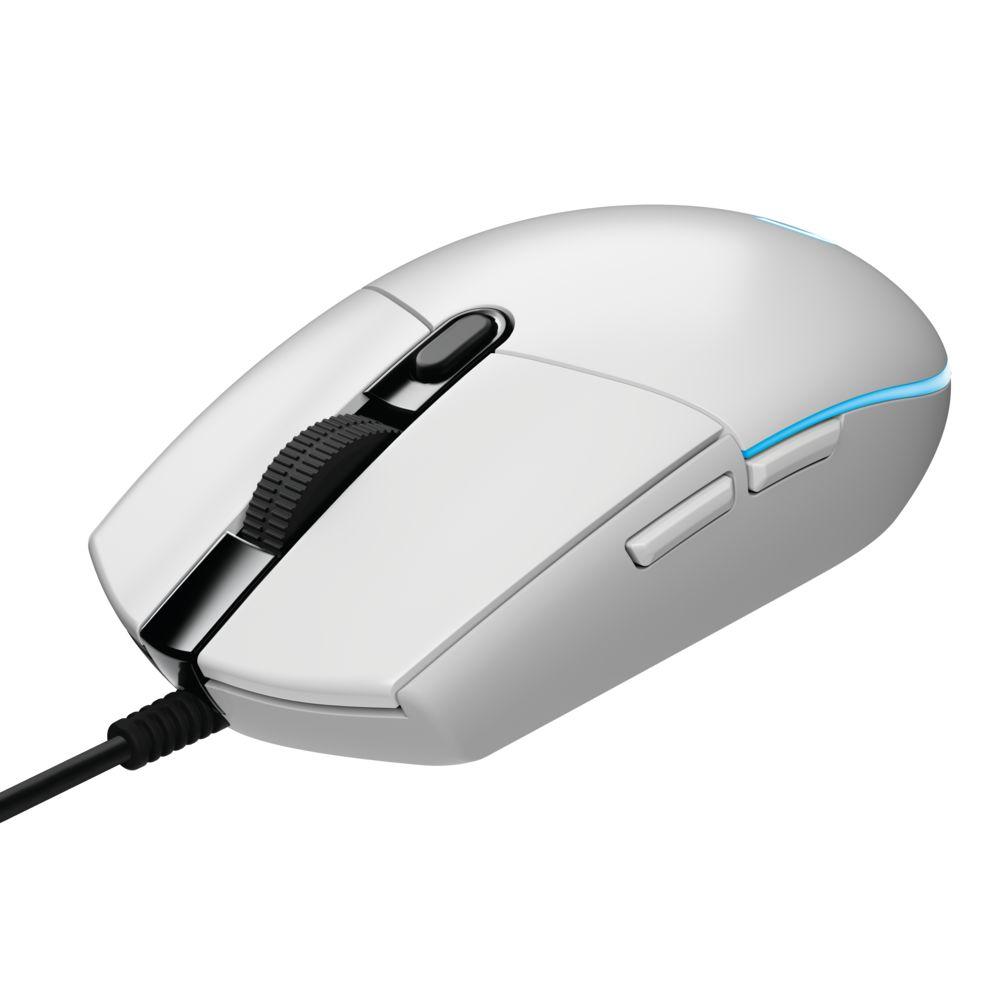 Игровая мышь LOGITECH G102 LIGHTSYNC (Белая)