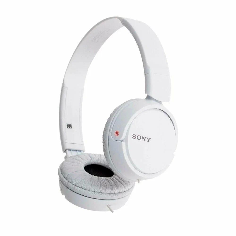 Полноразмерные наушники Sony MDR-ZX110AP (белый)