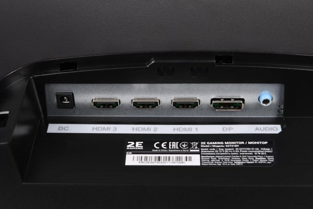 Игровой монитор 2E Gaming LCD 27" 2E GAMING G2721BV 2xHDMI, DP, VA,2560x1440, 144Hz, 1ms, FreeSync