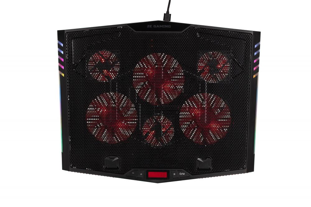 Подставка для ноутбука (охлаждение),с вентиляторами осевыми 2E GAMING Cooling Pad 2E-CPG-005 Black