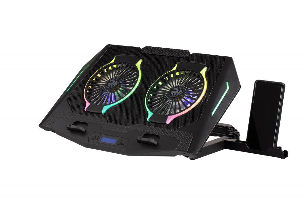 Подставка для ноутбука (охлаждение),с вентиляторами осевыми 2E GAMING Cooling Pad 2E-CPG-006 Black