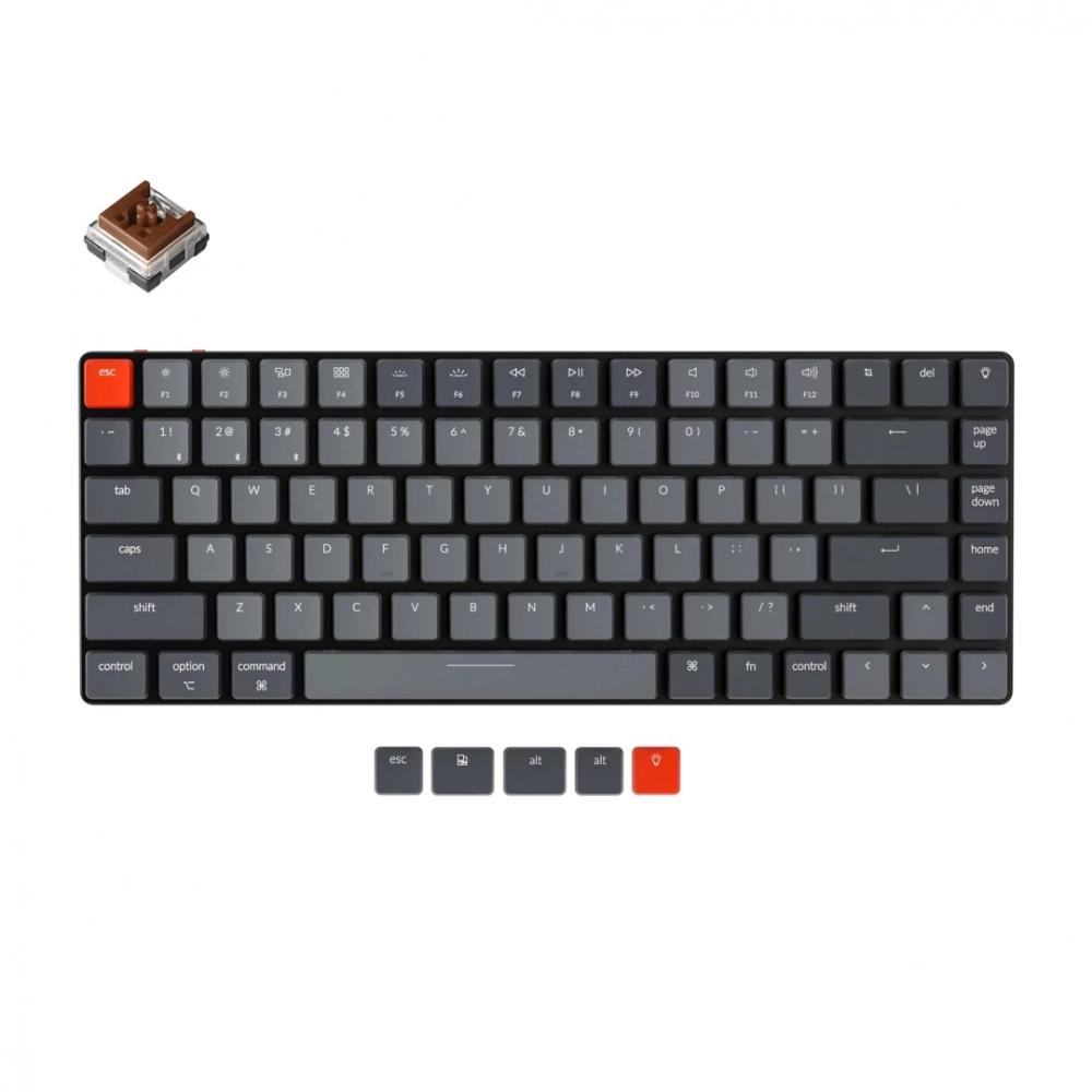 Клавиатура Keychron K3  84 Key Low Profile Hot-Swap Optical  RGB Brown