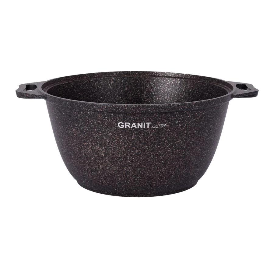 Кастрюля Kukmara 4л со стеклянной крышкой АП, линия Granit ultra