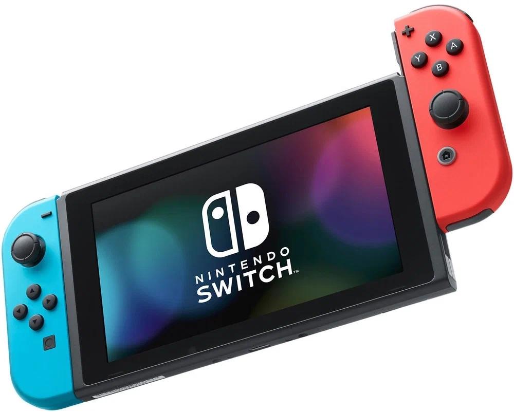 O'yin konsoli Nintendo Switch (neon qizil/neon ko'k)