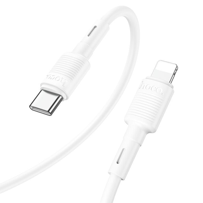 Кабель для зарядки Hoco X83 Type-C to Lighting (белый)
