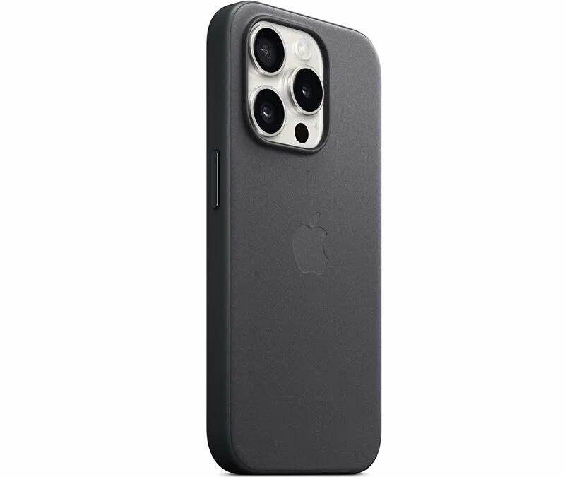 Оригинальный чехол Apple для iPhone 15 Pro FineWoven Case with MagSafe MT4H3ZM/A black