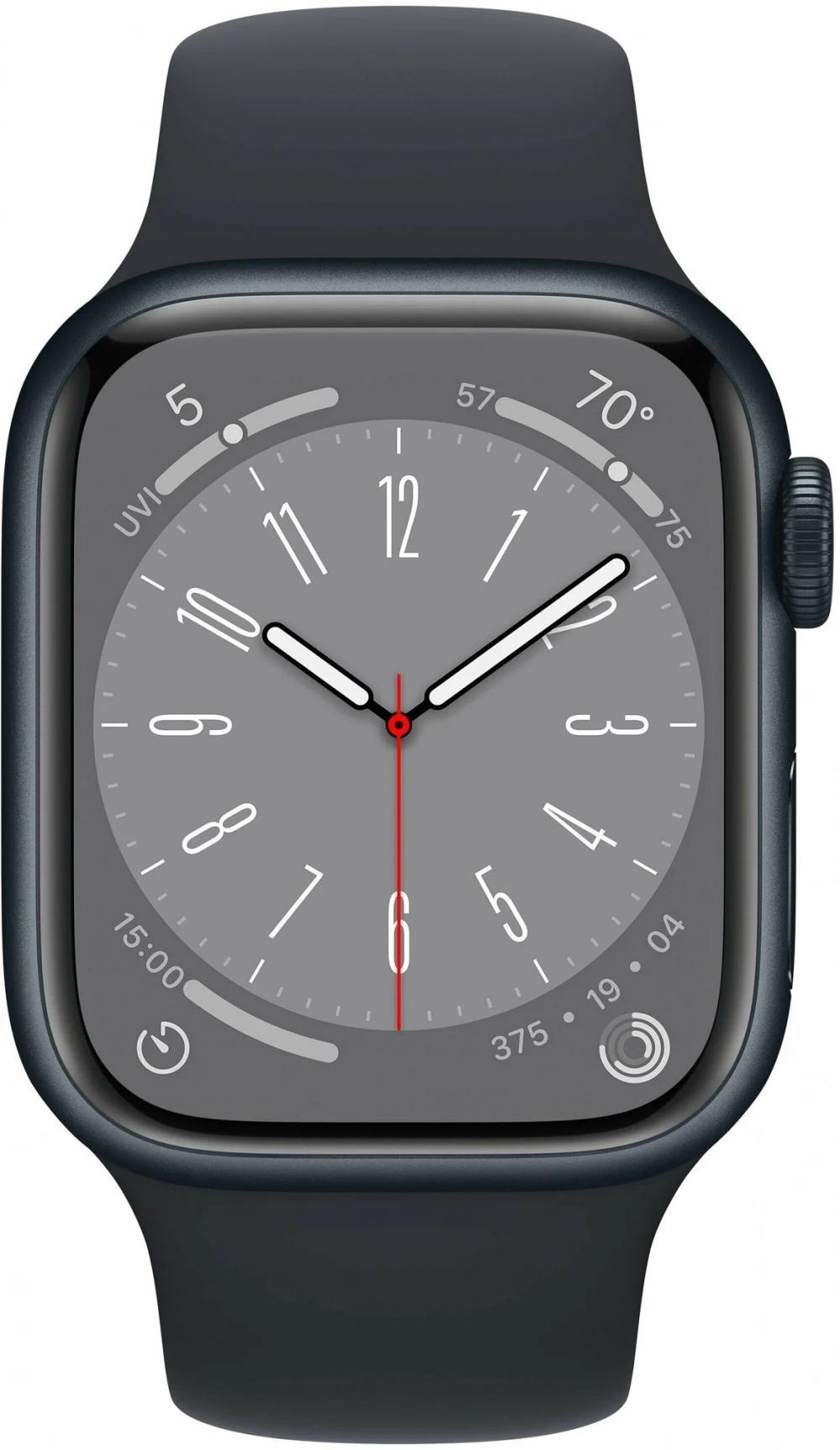 Умные часы Apple Watch Series 8 41мм (тёмная ночь)