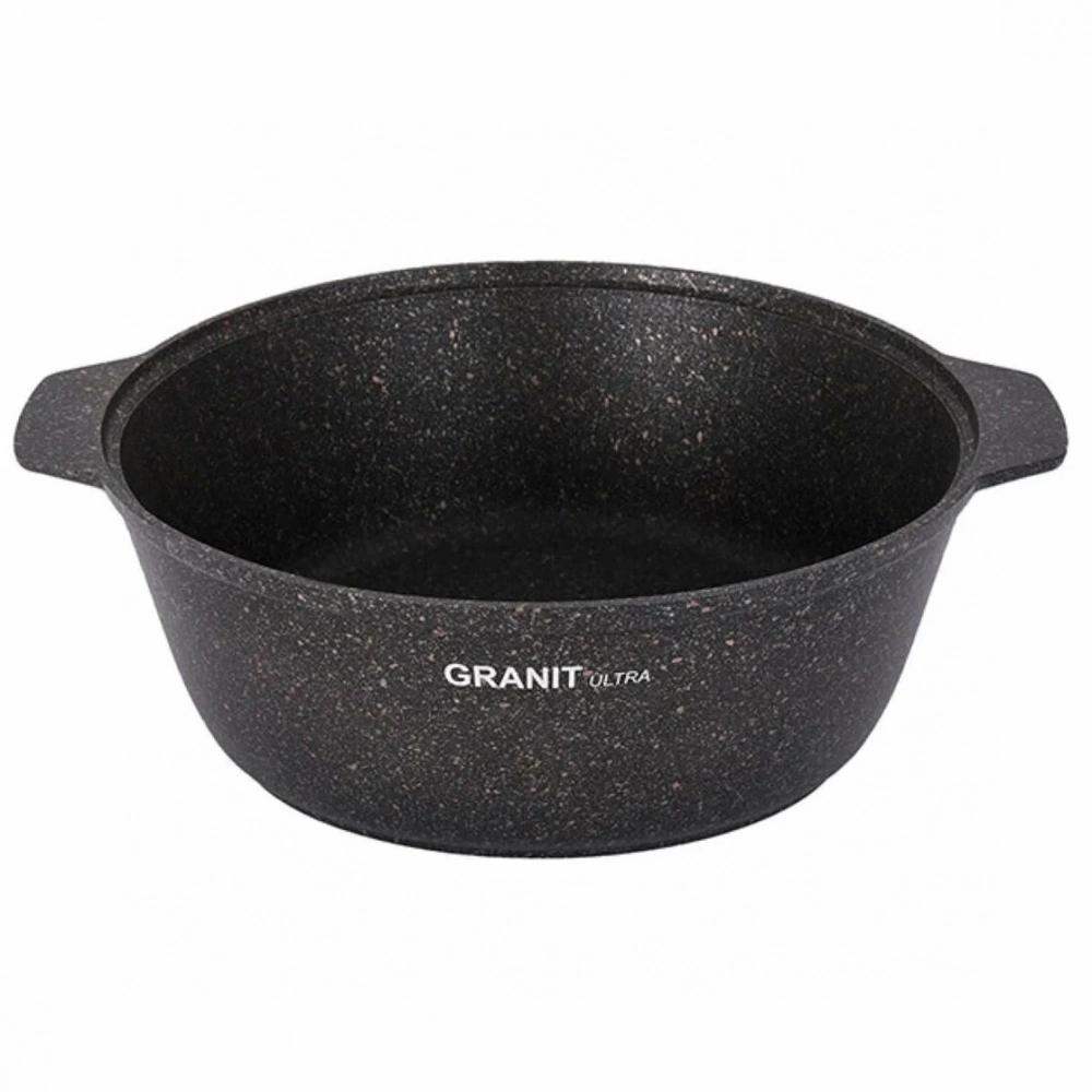 Кастрюля-жаровня Kukmara 3л со стекл. крышкой, АП линия "Granit ultra"