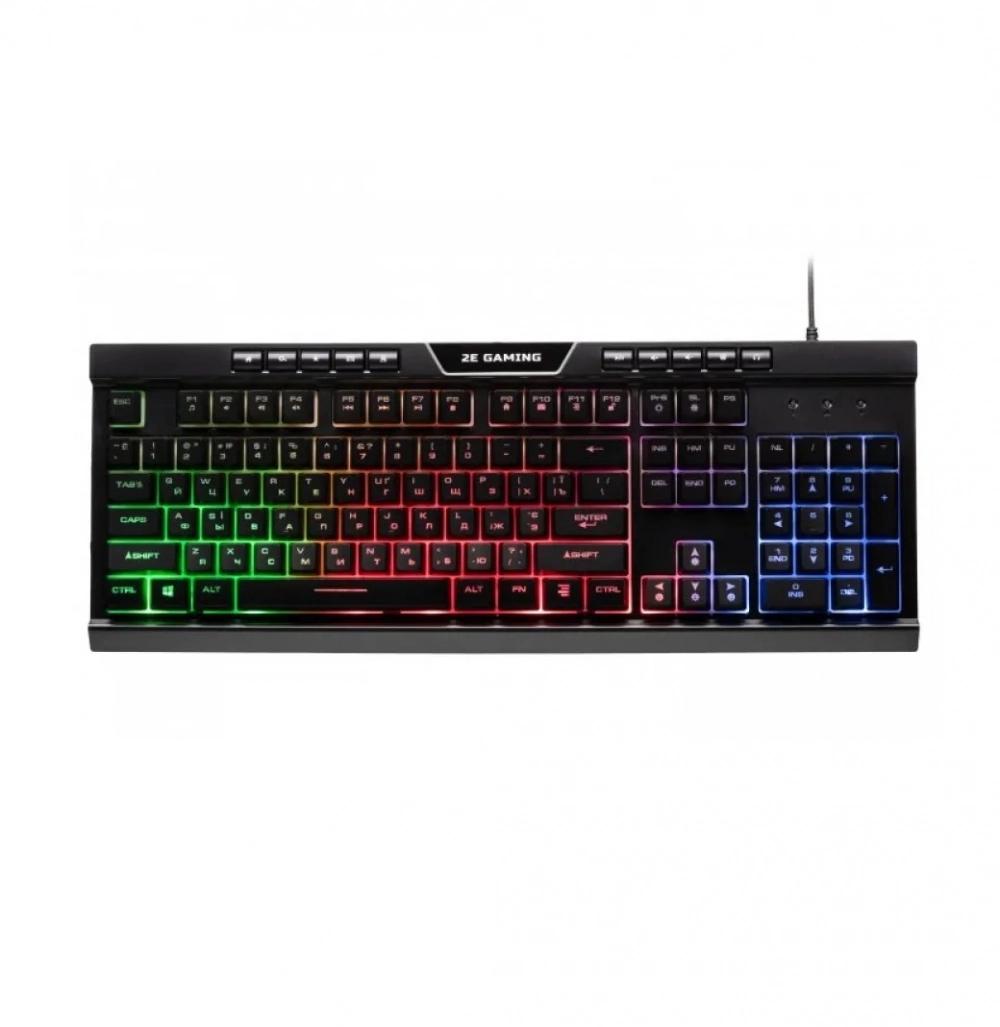 Клавиатура 2E GAMING KG300 LED USB Black UKR
