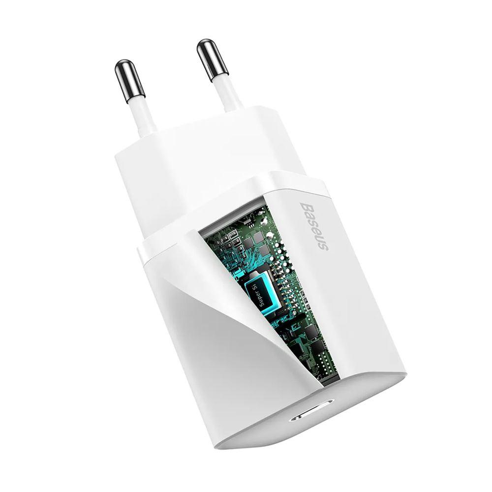 Зарядное устройство Baseus Super Si Quick Charger 1C 20W (белый)